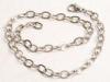 Fashion designplain charm stainless link chain bracelets for unisex