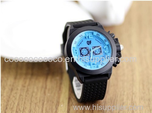 Fashion silicone sports watch Made in China