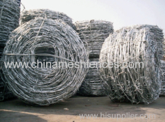 bright hot dipped galvanized/electro galvanized stranded barbed wire