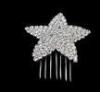 Rhinestone Star Shape Hair Comb Hair Comb for Wedding Crystal Bridal Hair Comb H00001