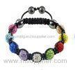 Hot Selling Colorful Crystal Beaded Bracelets CJ-B-163 for Men, Unisex, Women