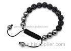 rhinestone crystal beads shamballa bead bracelet 10mm beads NP10049-280