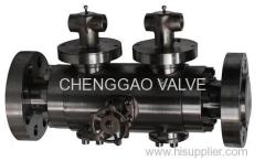 Double Block ball valve