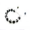 OEM / ODM custom white and black adjustable shamballa crystal beaded bracelets CJ-B-169