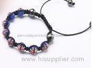 Crystal shamball bead flag jewelry Shamballa Bead Bracelet flag for England NP10071