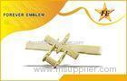 Gold Plated Personalized Tie Bar For Military Uniform Or Fashion Clothes