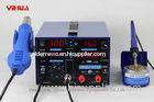 USB 3 in 1 853D soldering station with power supply 220V , Blue handle