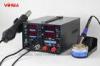 YIHUA 853D rework soldering station with 5V Output USB interface has Auto / Manual conversion