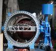 DN 2250mm Flanged Butterfly Valve Hydraulic Counterweight For Hydropower Station