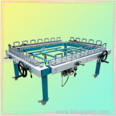 screen printing stretching machine