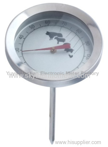 Small round capillary thermometer