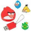 High speed 8GB angry birds high speed PVC USB Flash Drive with customized logo (MY-UPVC15)