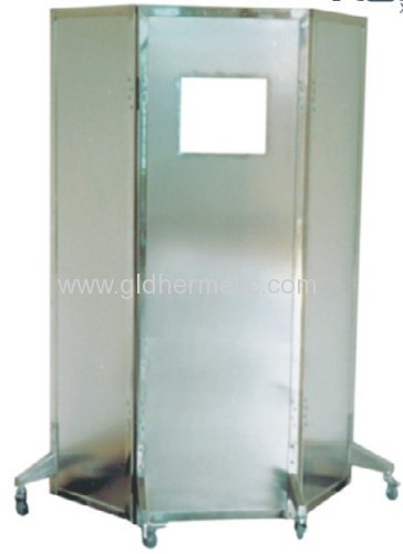 Mobile Lead Shields with Lead Glass and Three Screens