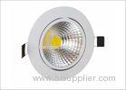 Indoor Round Epistar / Sharp 30W COB LED Downlight With Isolated LED Driver