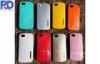 IPhone 5 / 5S Colorful Mobile Phone Protective Cases PC with Stripe for iPhone