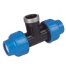 pp female thread tee compression fittings