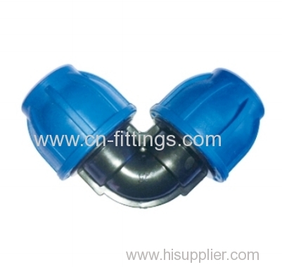 pp equal 90 degree elbow compression fittings