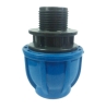 pp male threaded adapter compression fittings