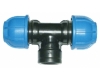 pp female threaded tee compression fittings