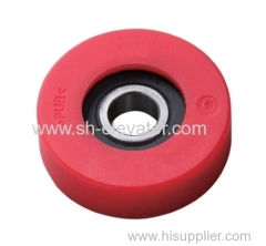 escalator roller;Step wheel Φ80x25 bearing 6204 for escalator spare part