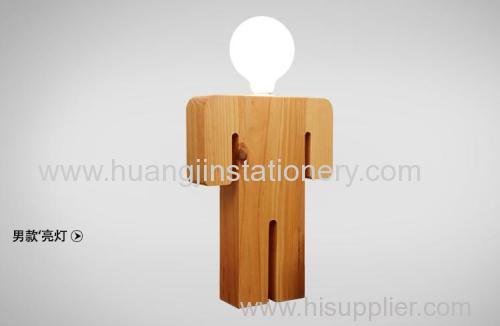 vintage customize wooden lamp