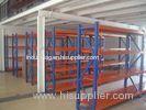 500kg cold rolled medium duty shelving , custom Blue / Orange long span shelving