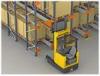 high efficiency storage Radio Shuttle Racking with machines working