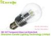 Warm White Dim E27 Led Bulb Globe 9watt Transparent Glass With Epistar Chip