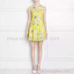 lady fashion printed dress