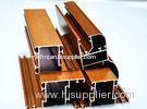 Wood Grain Aluminium Sliding Door Profiles 6063 - T5 By Bending / Cutting