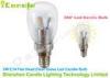 Pure White Aluminum High Lumen Led Bulb Candle 3watt E14 E17 Flat Head Shaped CE