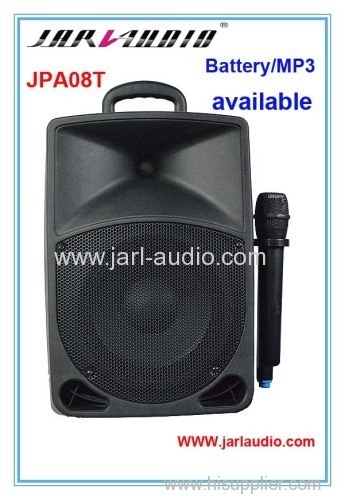 8inch portable battery speakers with MP3 player