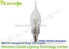 Energy Saving Transparent Dimmable Led Candle Bulbs 5W , E14 Led Lamp