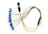 APC 12 core MTP / MPO LC Fiber Optic Patch Cord for Premise Installations