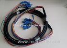 Outdoor Single mode / Multimode optical fiber patch cord with GYTA Fiber Cable