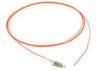 LC Mulitimode Fiber Optic Pigtail with Orange Cable / Aqua Cable
