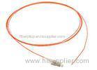 LC Mulitimode Fiber Optic Pigtail with Orange Cable / Aqua Cable