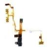 Iphone 3g Earphone Jack Power Volume Switch Flex Cable Black