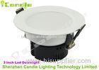 2700k 5000k 3 Inch Epistar / Cree Led Downlights 5w , Led Recessed Down Light