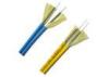 Indoor Armoured Single mode Fiber Cable with Blue / Grey LSZH Jacket