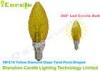 Led 3w Viewing Angle 360 Led Bulb Yellow Diamond Glass Twist Shaped 3000k 4000k