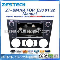 ZESTECH Car autoradio gps For BMW E90 DVD 3 Series year for 2005-2012 With Manual Air-Condition