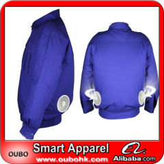 Work Jacket With Automatic Cooling System Battery Cooling Clothing Outdoor Working OUBOHK