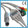 Primedic One piece 4-lead ECG Cable with leadwires