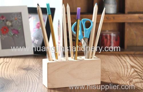 wood / customize / vintage / home / office desk pen container