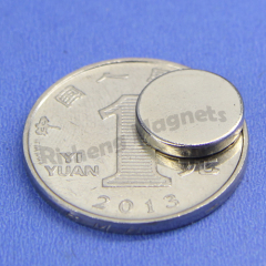 Sintered Neodymium Magnet N45 with NiCuNi coating super magnetic D13 x 2mm Round Disc Magnets big full force