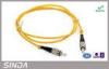 UPC LC to LC Single Mode Fiber Optic Patch Cord For Network , Low Insertion Loss