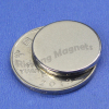 N45 magnet strength disc magnets wholesale D20 x 1.5mm +/- 0.1mm industrial magnetics Zn coating