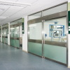 manual hermetic sliding glass doors for ICU