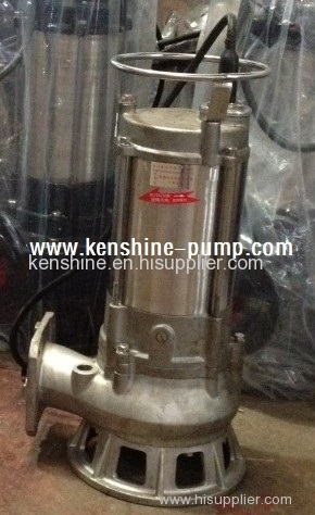 S Series submersible stainless steel sewage pump